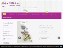 Tablet Screenshot of lemilleidee.com